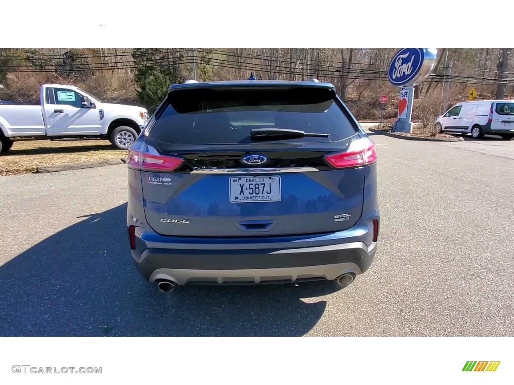2019 Edge SEL AWD - Blue Metallic / Ebony photo #6