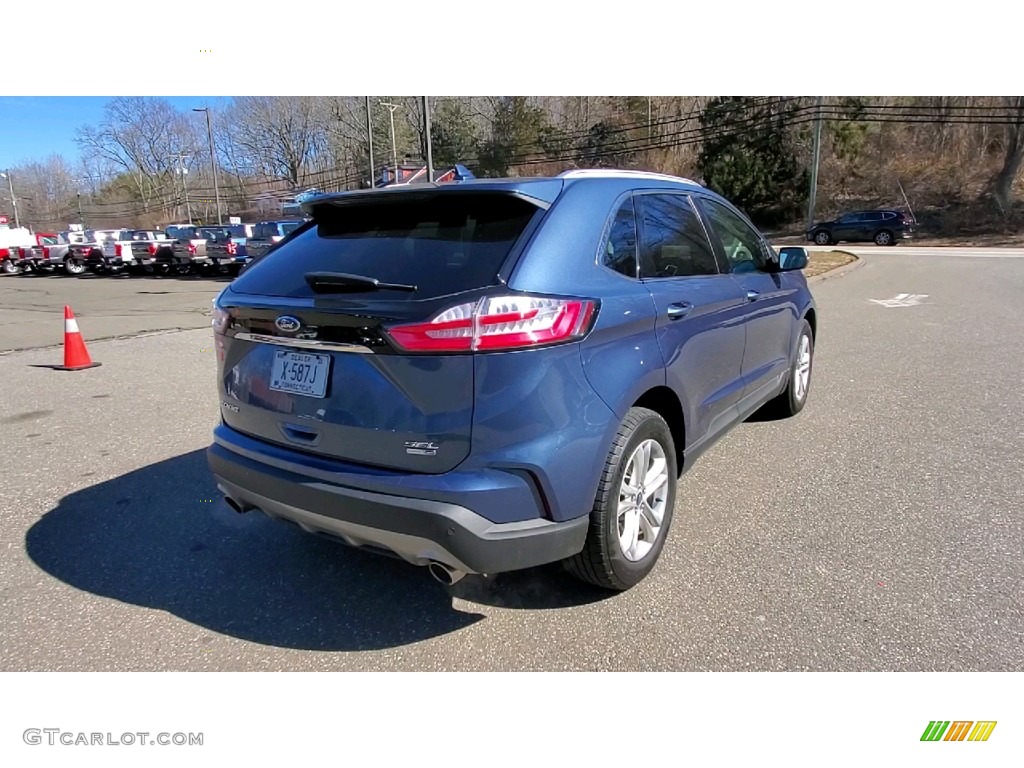 2019 Edge SEL AWD - Blue Metallic / Ebony photo #7