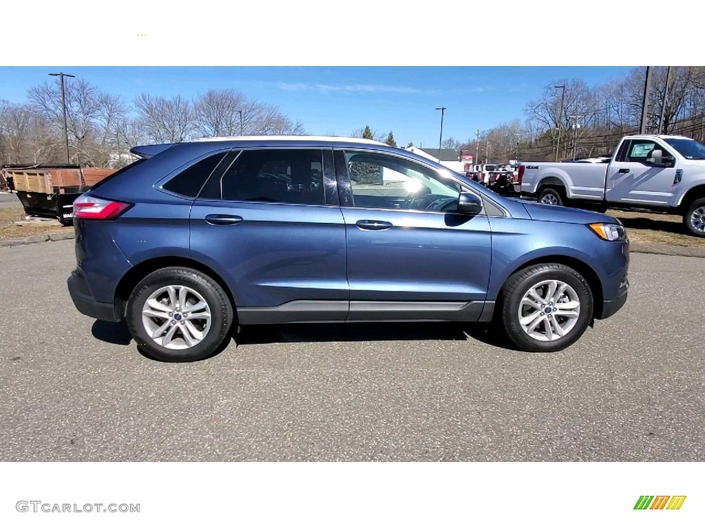 2019 Edge SEL AWD - Blue Metallic / Ebony photo #8