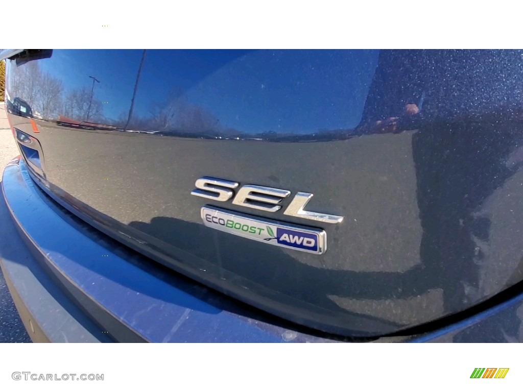 2019 Edge SEL AWD - Blue Metallic / Ebony photo #9