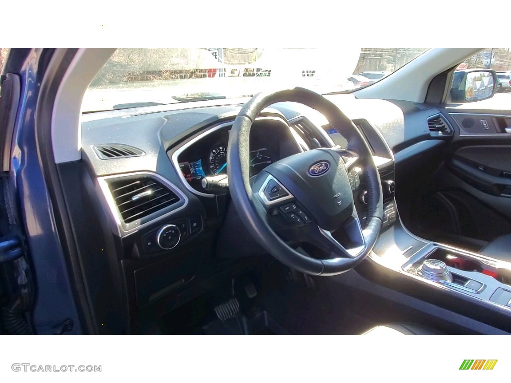 2019 Edge SEL AWD - Blue Metallic / Ebony photo #11