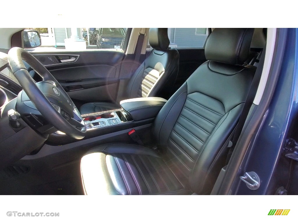 2019 Edge SEL AWD - Blue Metallic / Ebony photo #12