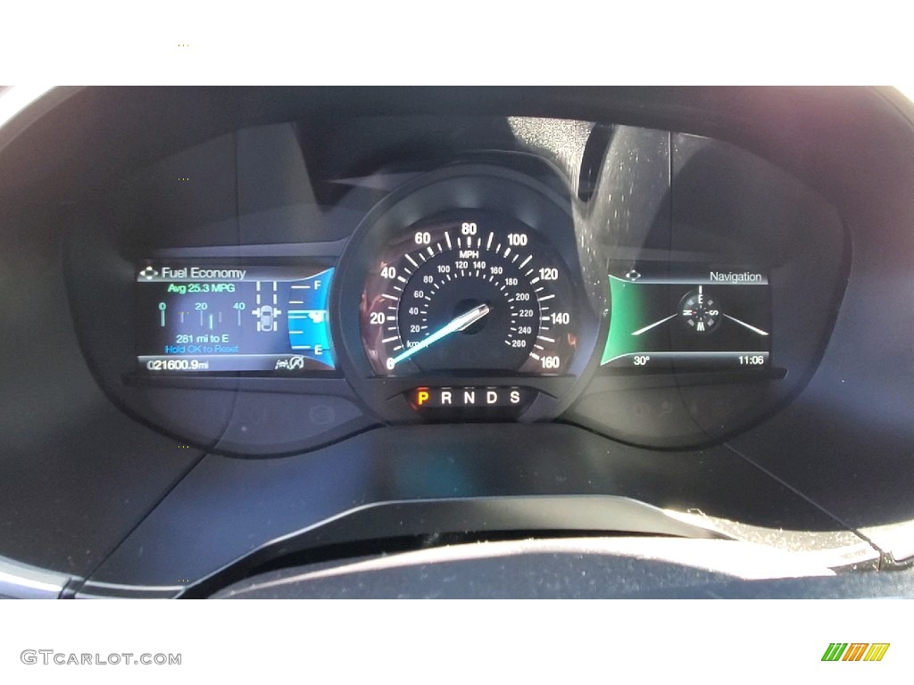 2019 Edge SEL AWD - Blue Metallic / Ebony photo #14