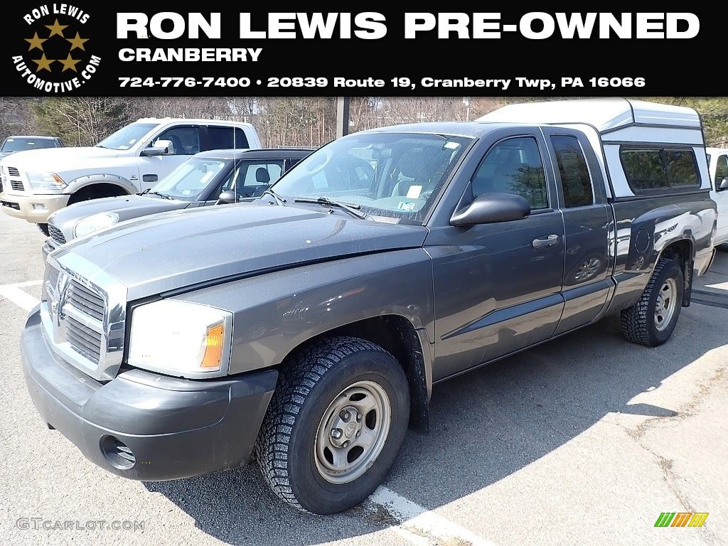 2006 Dakota ST Club Cab - Mineral Gray Metallic / Medium Slate Gray photo #1