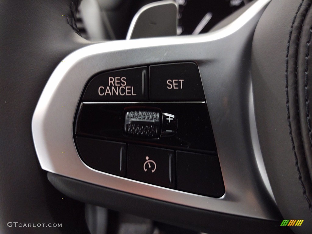 2021 BMW X3 sDrive30i Black Steering Wheel Photo #141306957