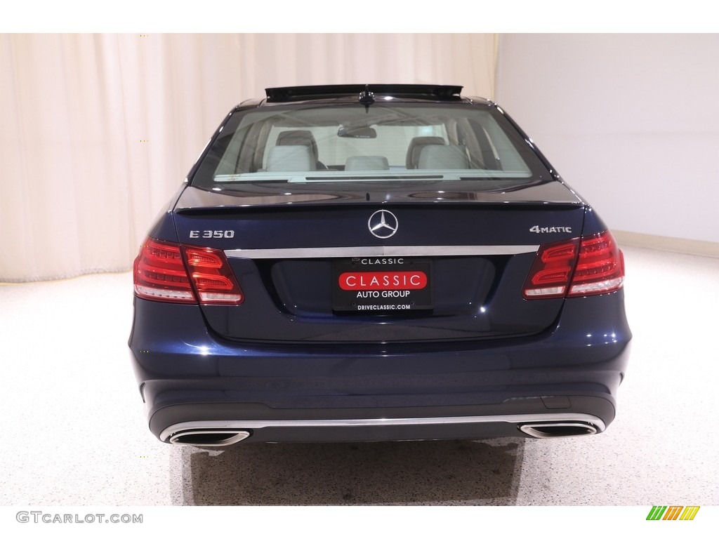 2015 E 350 4Matic Sedan - Lunar Blue Metallic / Silk Beige/Espresso Brown photo #23
