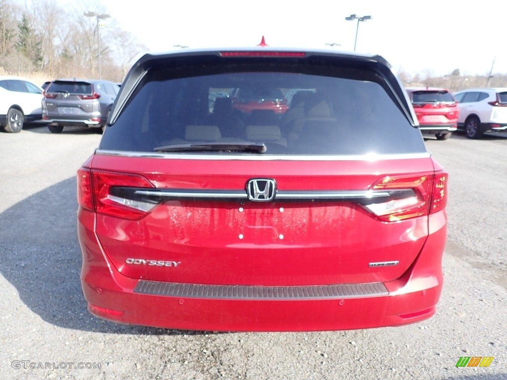 2022 Odyssey Touring - Radiant Red Metallic II / Beige photo #3