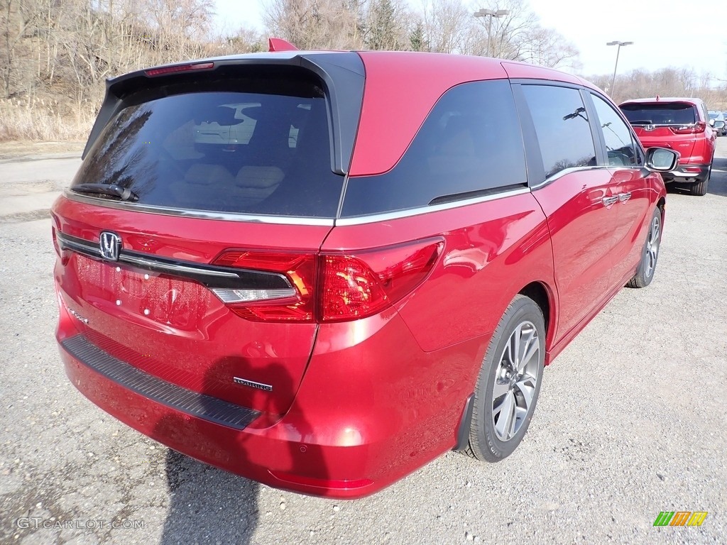 2022 Odyssey Touring - Radiant Red Metallic II / Beige photo #4