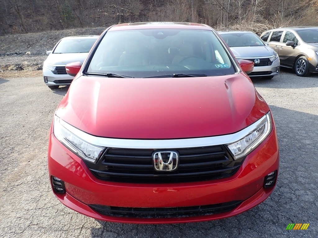 2022 Odyssey Touring - Radiant Red Metallic II / Beige photo #6
