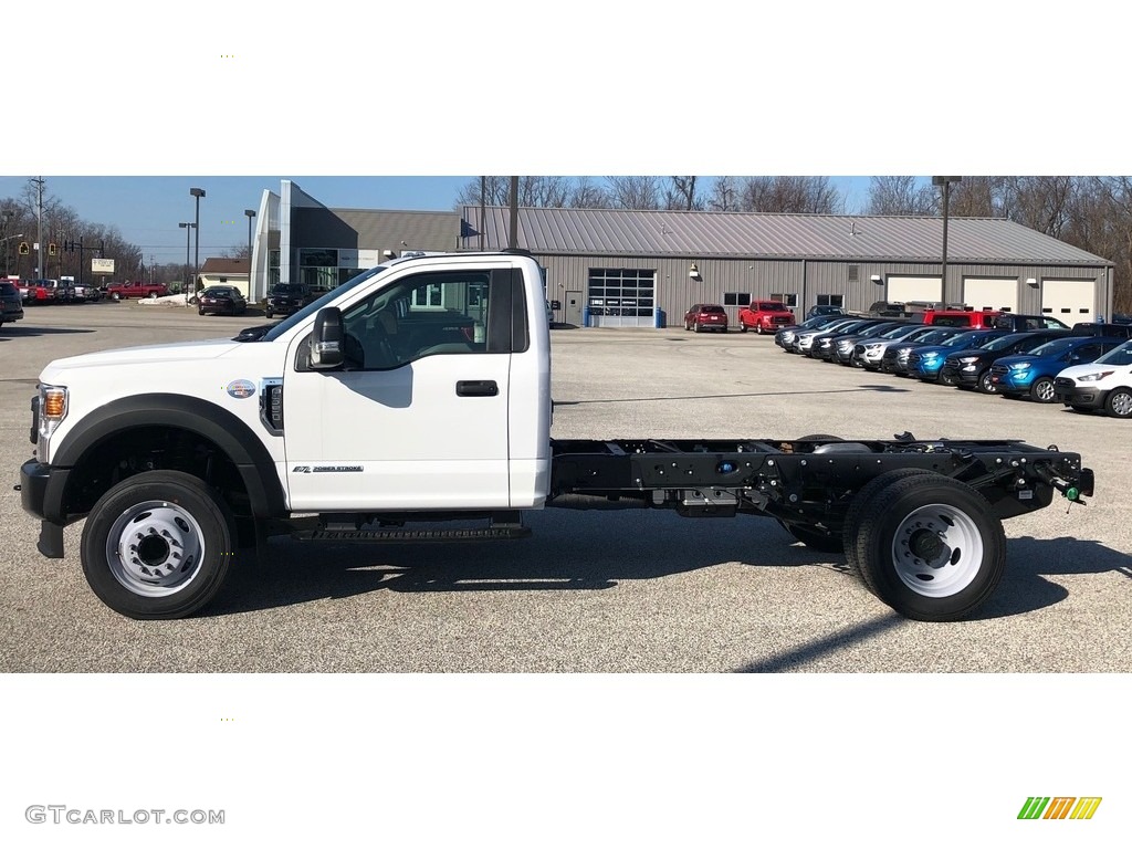 Oxford White 2020 Ford F550 Super Duty XL Regular Cab Chassis Exterior Photo #141307929
