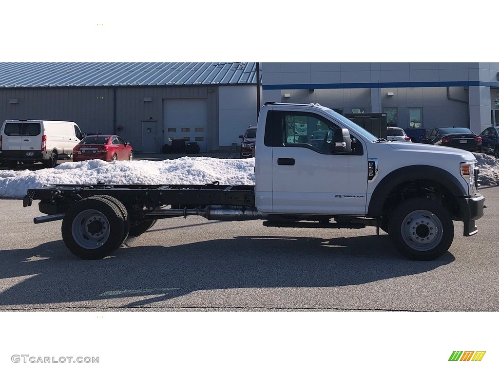 Oxford White 2020 Ford F550 Super Duty XL Regular Cab Chassis Exterior Photo #141308003