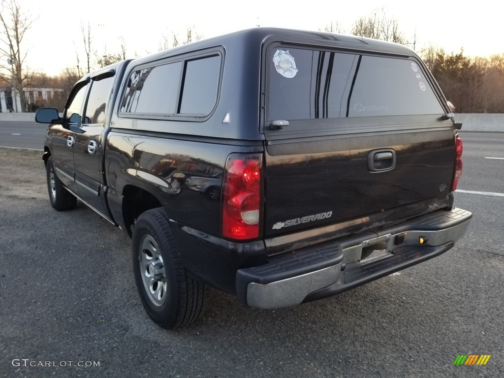 2007 Silverado 1500 Classic LS Crew Cab 4x4 - Black / Dark Charcoal photo #5