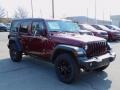 2021 Snazzberry Pearl Jeep Wrangler Unlimited Sport Altitude 4x4  photo #3