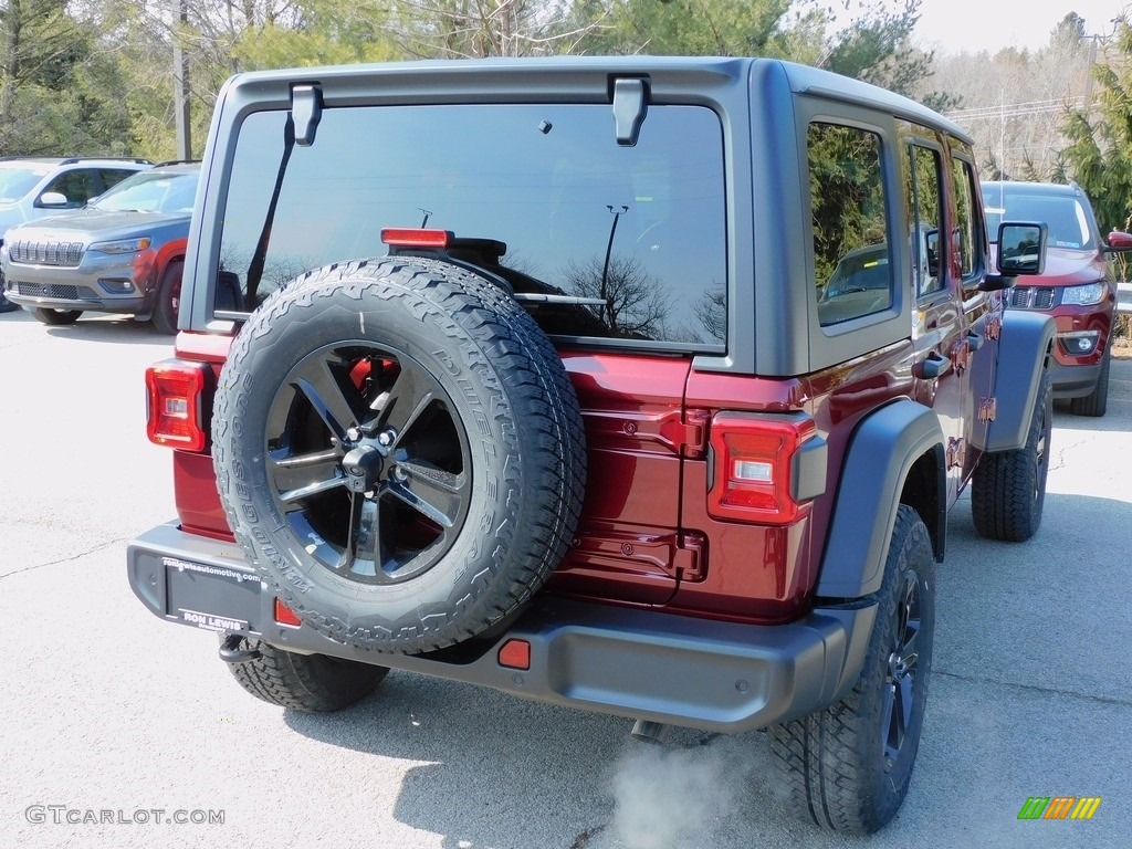 2021 Wrangler Unlimited Sport Altitude 4x4 - Snazzberry Pearl / Black photo #5