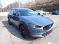 2021 Polymetal Gray Metallic Mazda CX-30 Turbo Premium Plus AWD  photo #3