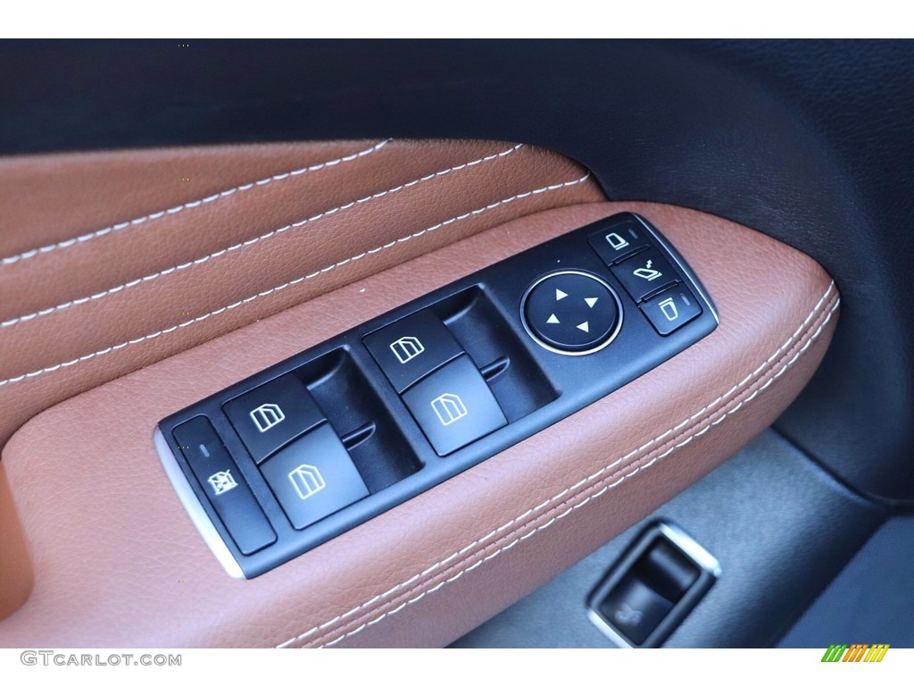 2019 Mercedes-Benz GLE 43 AMG 4Matic Coupe Saddle Brown/Black Door Panel Photo #141309432