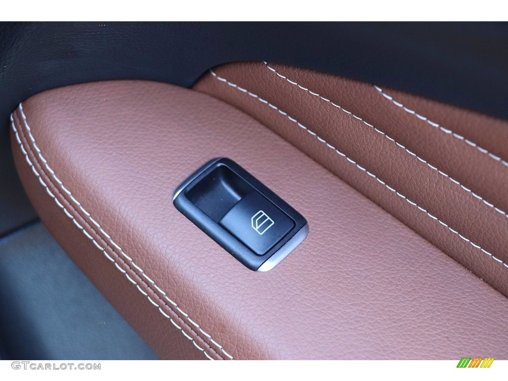 2019 Mercedes-Benz GLE 43 AMG 4Matic Coupe Saddle Brown/Black Door Panel Photo #141309579