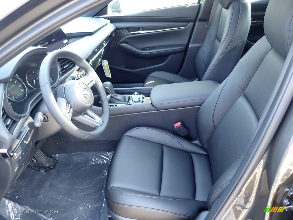 Black Interior 2021 Mazda Mazda3 Preferred Hatchback AWD Photo #141309646