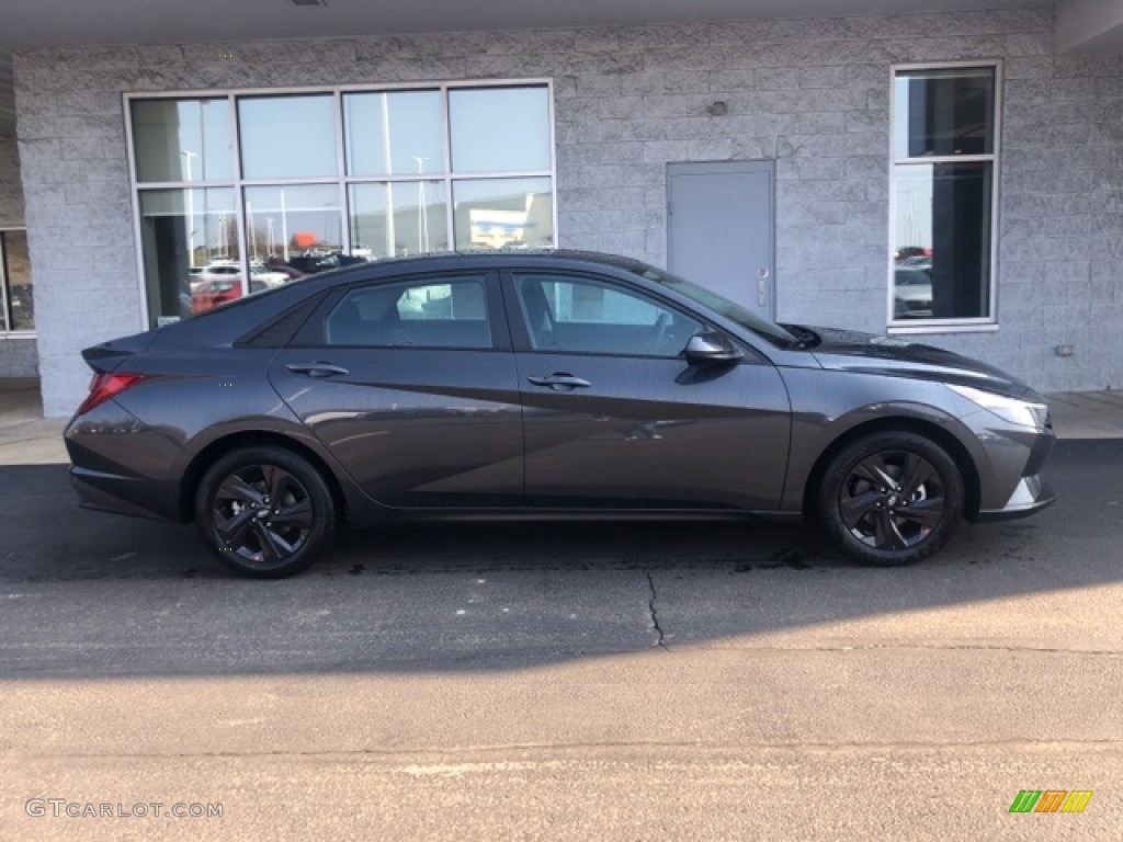 2021 Elantra SEL - Portofino Gray / Black photo #2