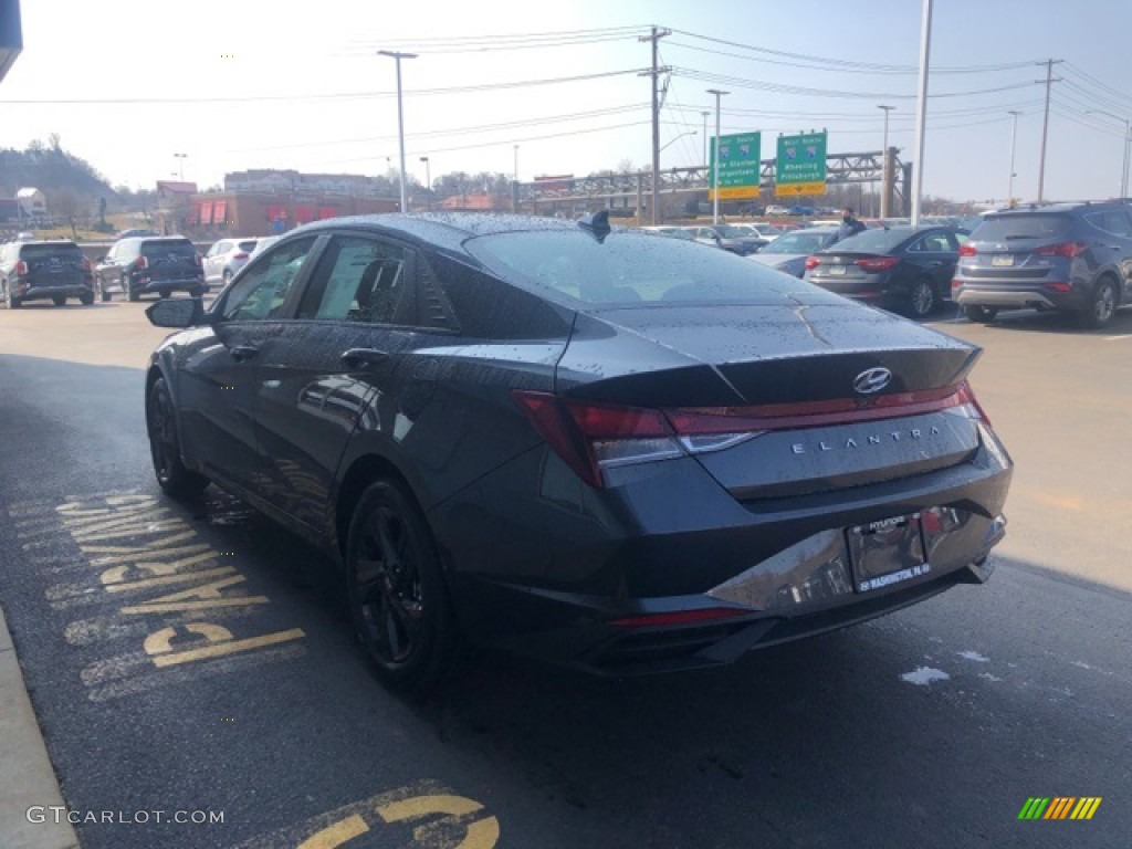 2021 Elantra SEL - Portofino Gray / Black photo #3