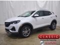 White Frost Tricoat 2021 Buick Encore GX Essence AWD