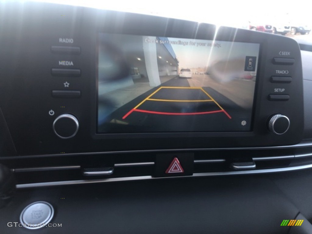2021 Elantra SEL - Portofino Gray / Black photo #6