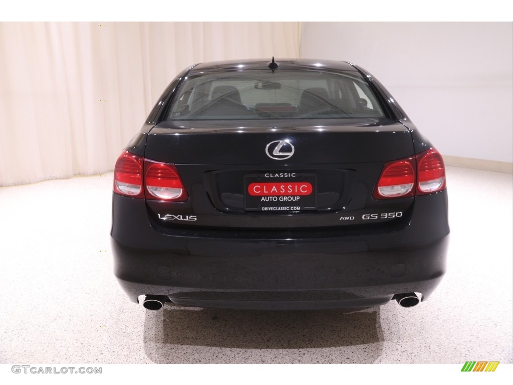 2008 GS 350 AWD - Obsidian Black / Black photo #20
