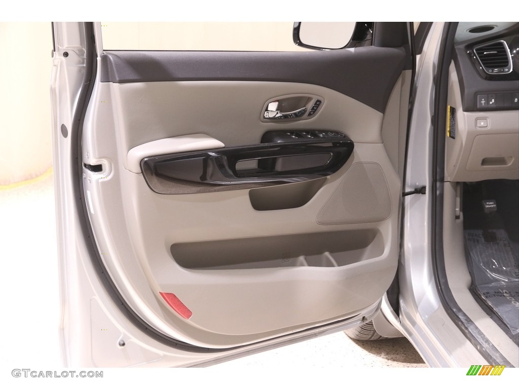 2016 Kia Sedona SX Gray Door Panel Photo #141311149