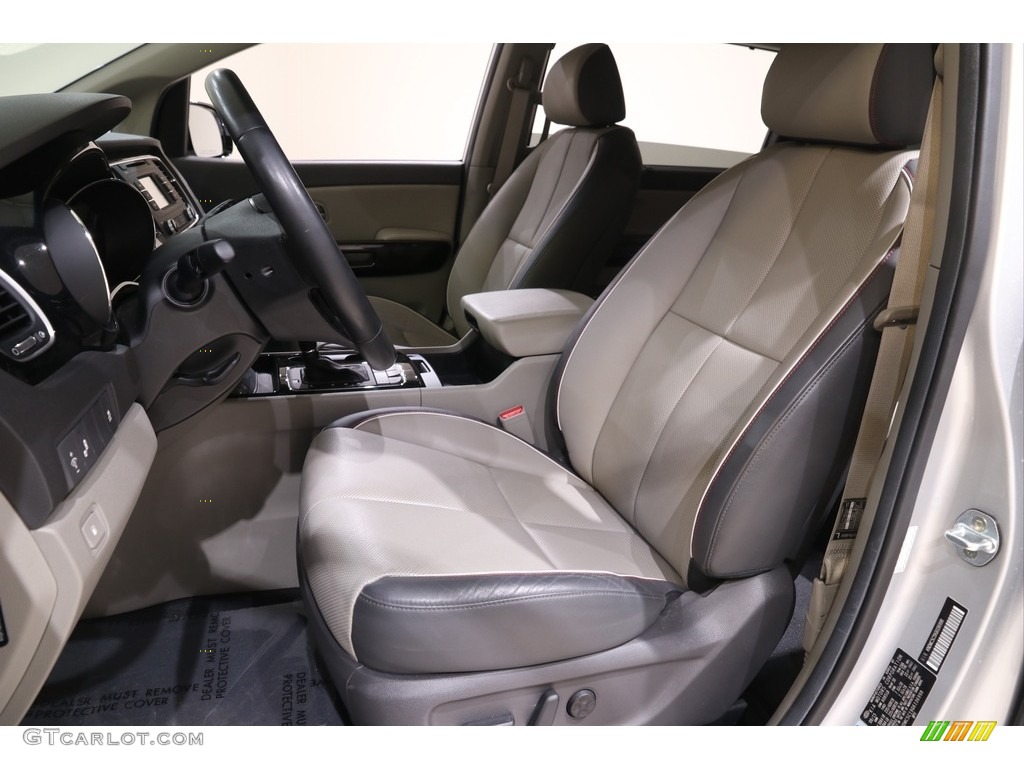 Gray Interior 2016 Kia Sedona SX Photo #141311178