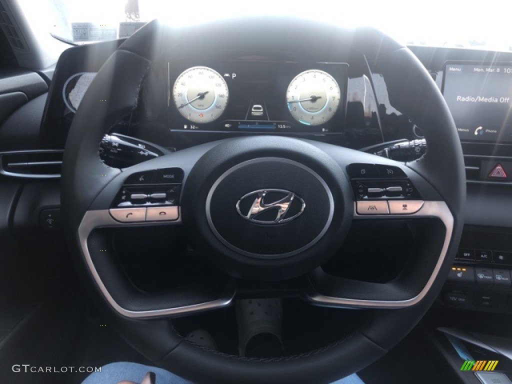 2021 Elantra SEL - Intense Blue / Black photo #10