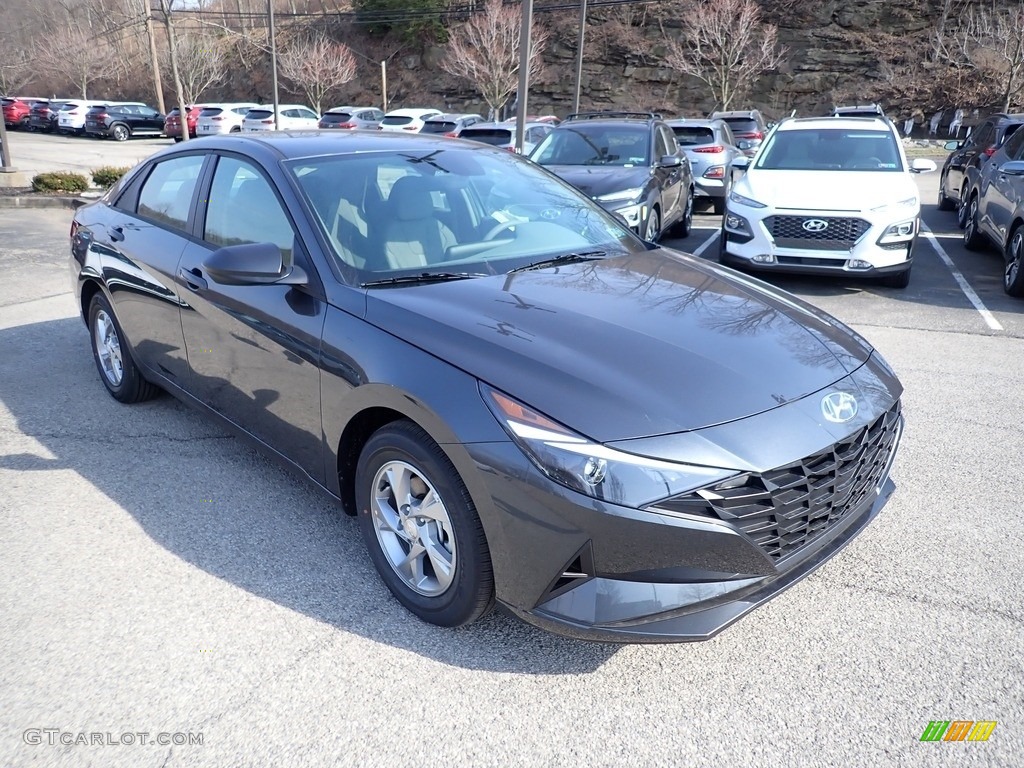 2021 Elantra SE - Portofino Gray / Medium Gray photo #3