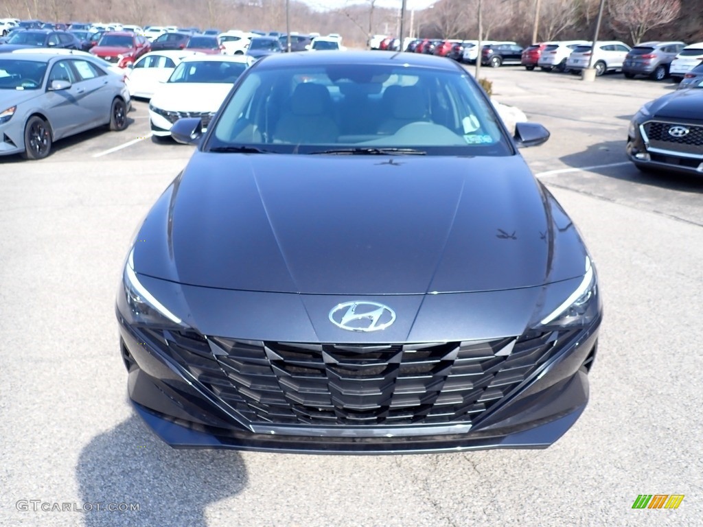 2021 Elantra SE - Portofino Gray / Medium Gray photo #4