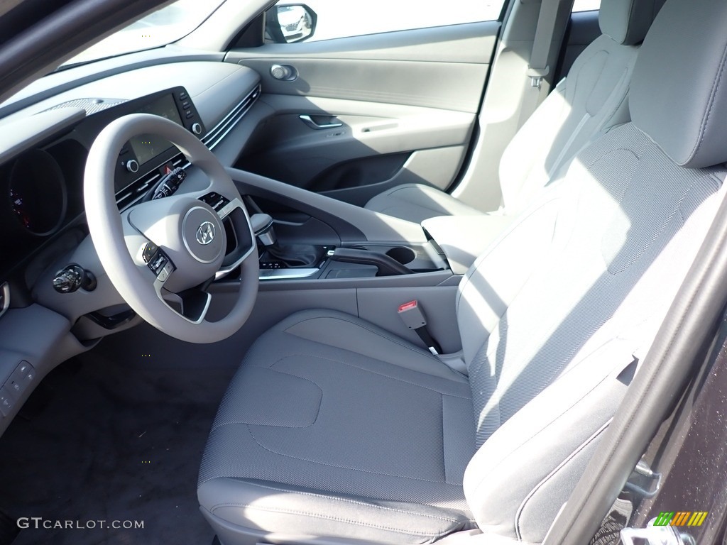 2021 Elantra SE - Portofino Gray / Medium Gray photo #10