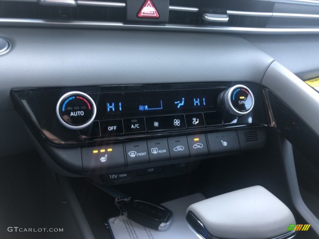 2021 Elantra SEL - Quartz White / Medium Gray photo #7