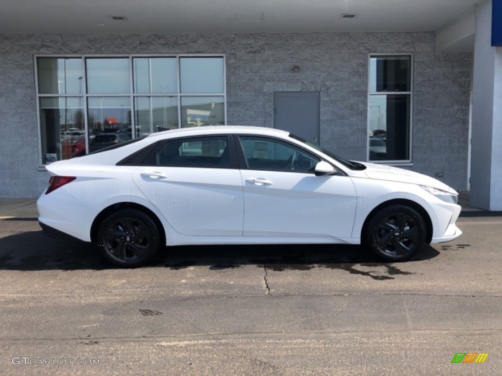 2021 Elantra SEL - Quartz White / Black photo #2