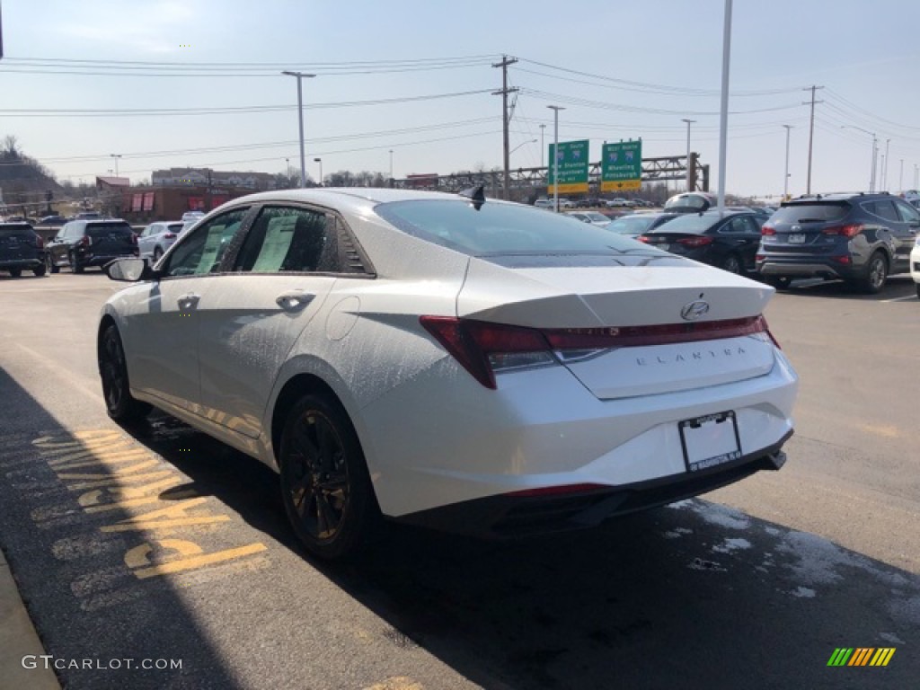 2021 Elantra SEL - Quartz White / Black photo #3
