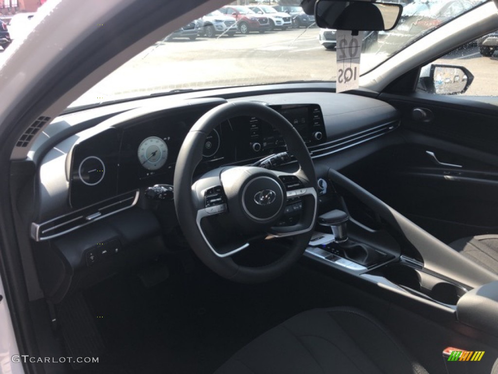 2021 Elantra SEL - Quartz White / Black photo #4