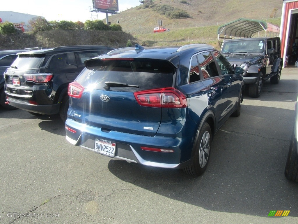 2019 Niro LX Hybrid - Deep Cerulean Blue / Black photo #4