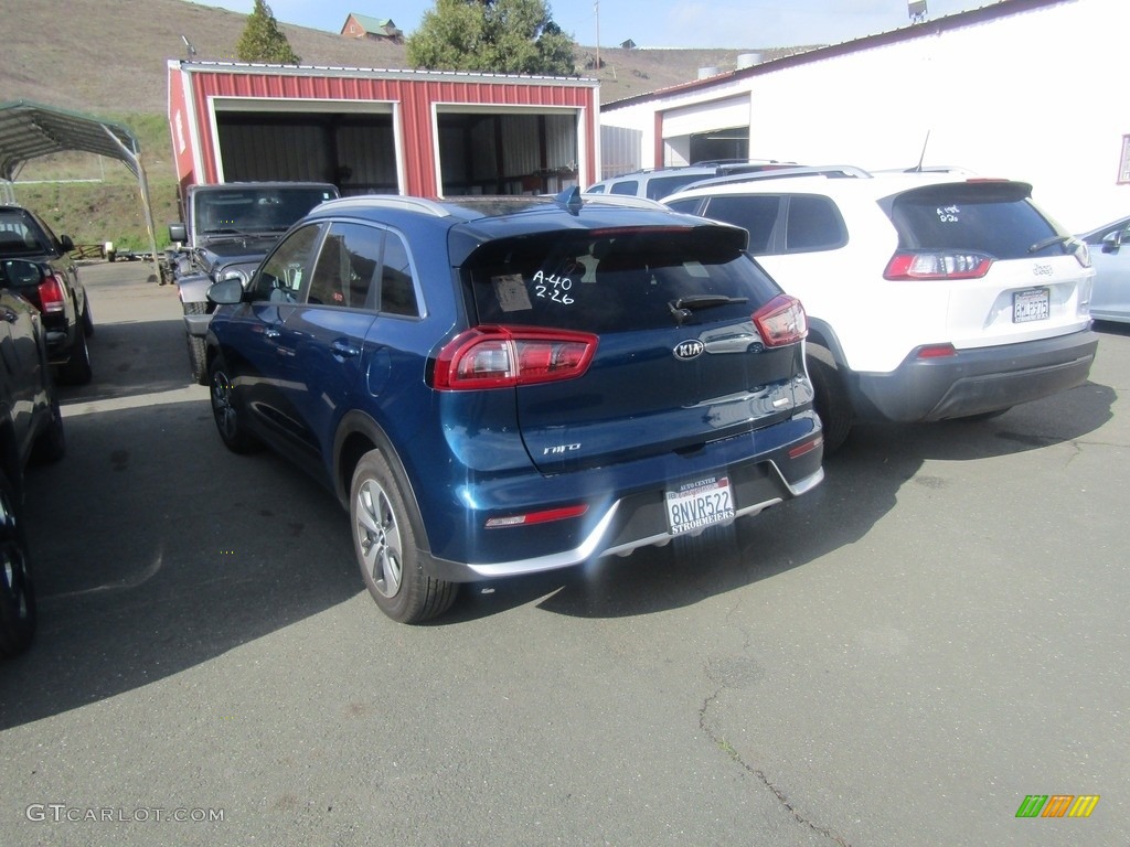 2019 Niro LX Hybrid - Deep Cerulean Blue / Black photo #5