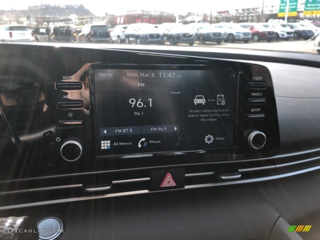2021 Elantra SEL - Quartz White / Black photo #7