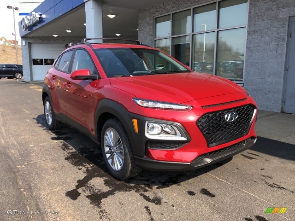 2021 Kona SEL AWD - Pulse Red / Black photo #1