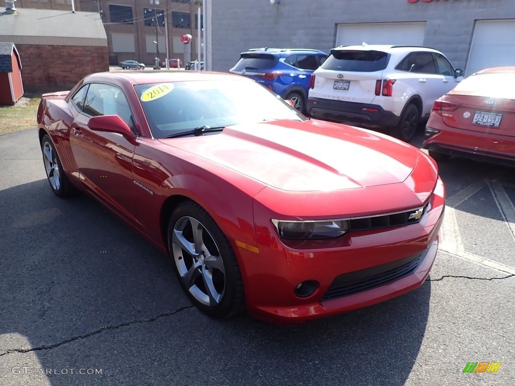 2014 Camaro LT Coupe - Red Rock Metallic / Black photo #3