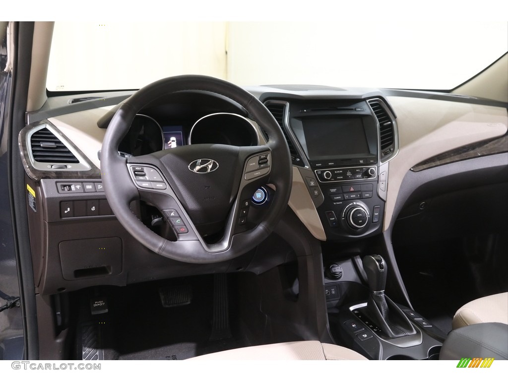 2017 Hyundai Santa Fe Sport 2.0T Ulitimate AWD Beige Dashboard Photo #141314166