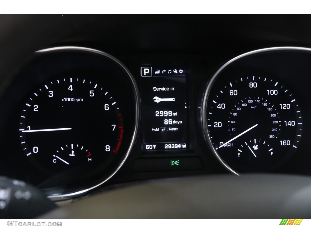 2017 Hyundai Santa Fe Sport 2.0T Ulitimate AWD Gauges Photo #141314200