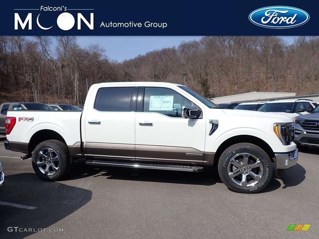 2021 F150 Lariat SuperCrew 4x4 - Star White / Black photo #1
