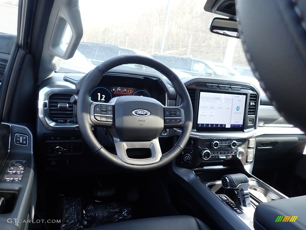 2021 F150 Lariat SuperCrew 4x4 - Star White / Black photo #8