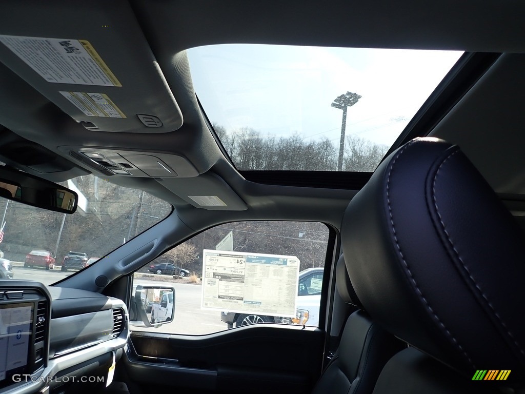 2021 F150 Lariat SuperCrew 4x4 - Star White / Black photo #12