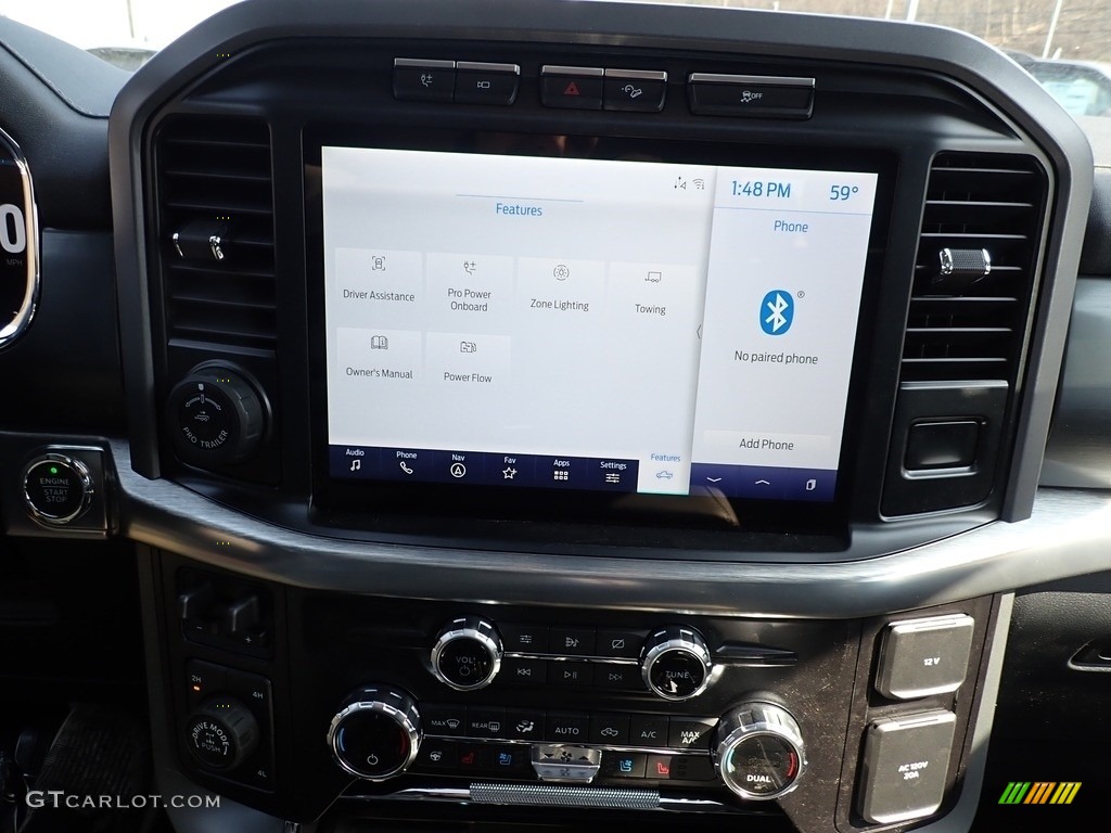 2021 F150 Lariat SuperCrew 4x4 - Star White / Black photo #13