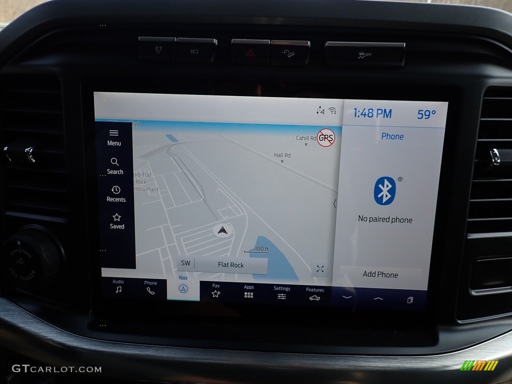 2021 F150 Lariat SuperCrew 4x4 - Star White / Black photo #14