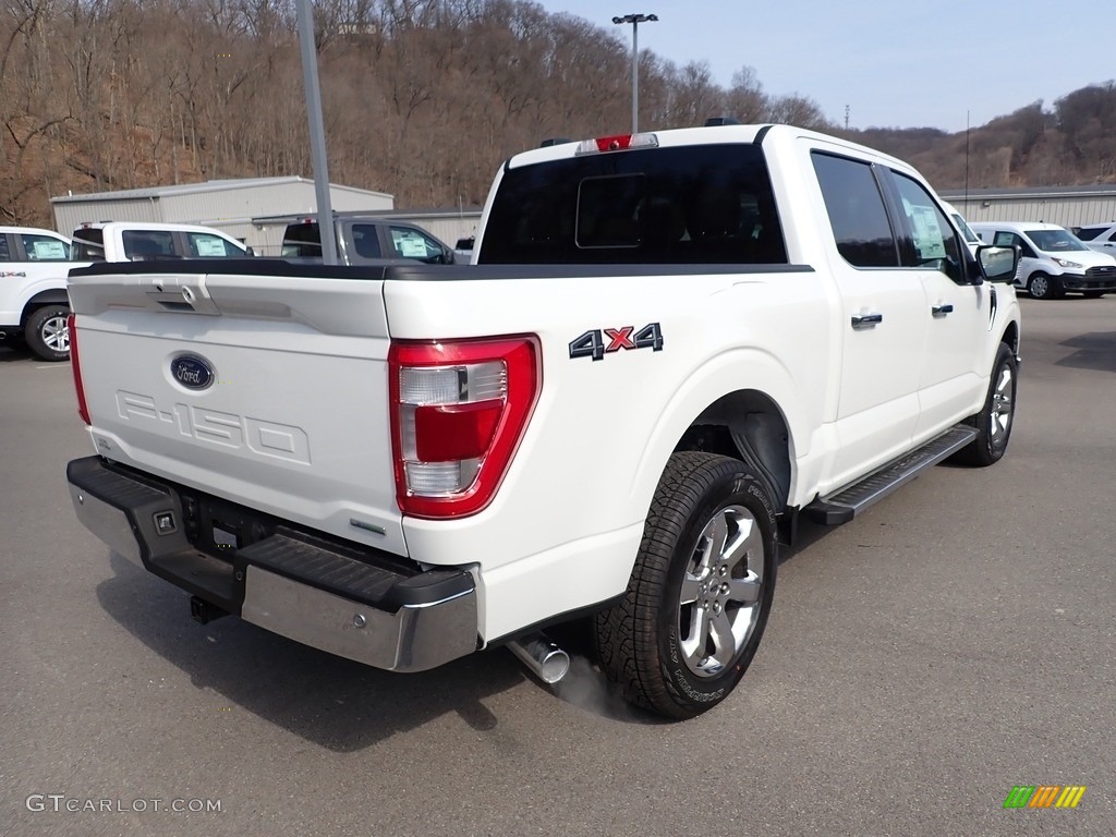 2021 F150 Lariat SuperCrew 4x4 - Star White / Baja Tan photo #2